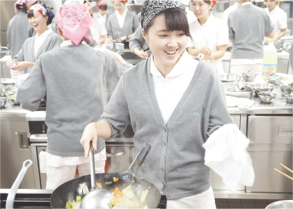 調理実習「栄養学」